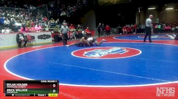 6A-285 lbs Cons. Round 2 - Rylan Holder, Woodward Academy vs Erick Willock, Gainesville
