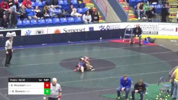 87 lbs Prelim - Rd 32 - Kavin Muyleart, West Shore vs Brady Bowers, Fort LeBoeuf