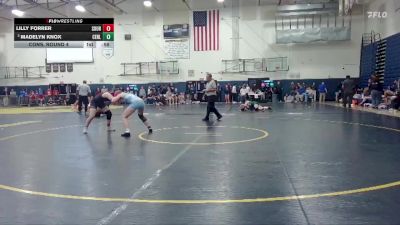 130 lbs Cons. Round 4 - Lilly Forrer, Southridge vs Madelyn Knox, Centennial
