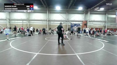 76 lbs Rr Rnd 7 - Dawson Blair, Maine Hammahs - MSE vs Jackson Weber, Steller Trained Skywalkers - MSE