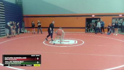 117-122 lbs Round 3 - Taylor Parkhurst, Spartan Wrestling Club vs Autumn Sunderland, Heritage Outlaws