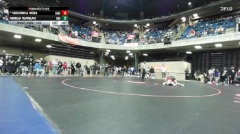130 lbs Cons. Round 2 - Veronica Vera, Unattached vs Amelia Quinlan, Unattached