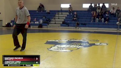 141 lbs Christian Lopez, Embry-Riddle (Ariz.) vs Santiago Pacheco, Westcliff