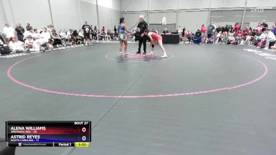 115 lbs Placement Matches (16 Team) - Alena Williams, Arkansas Red vs Astrid Reyes, South Carolina