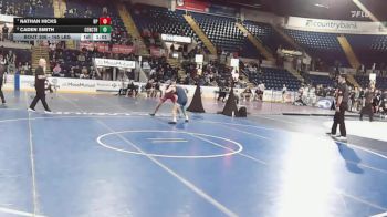 165 lbs Semifinal - Caden Smith, Central Catholic vs Nathan Hicks, Bristol-Plymouth