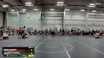 96 lbs Round 3 (8 Team) - Brady Genard, Mat Assassins vs Dawson Mc Grath, CTWHALE