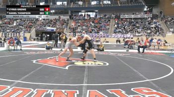 175 lbs Champ. Round 1 - Cyrus Greiwe, Corbin vs Daniel Thompson, Union County