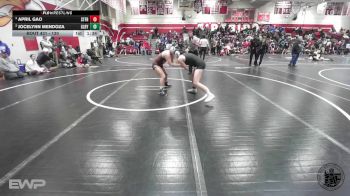 130 lbs Semifinal - April Gao, St Francis vs Jocelynn Mendoza, Gilroy