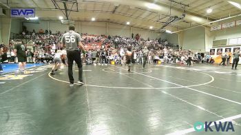 88 lbs 3rd Place - Mason Delk, Honey Badgers Wrestling Club vs Mac Boso, Choctaw Ironman Youth Wrestling