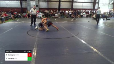 110 lbs Consi Of 8 #1 - Zechariah Castagna, Notorious vs Armondo Herrera, Unattached