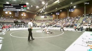 2A 106 lbs 3rd Place Match - Kash Wilson, Grand County vs Abel Schupbach, North Summit