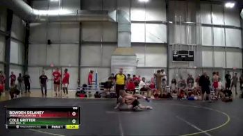 130 lbs Round 1 (6 Team) - Bowden Delaney, American Gladiators vs Cole Gritter, ARES Red