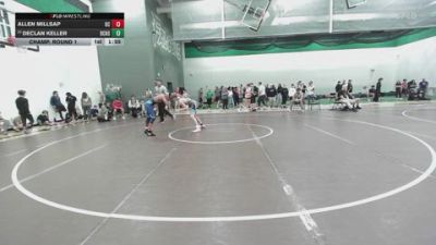 120 lbs Champ. Round 1 - Allen Millsap, Oklahoma City vs Declan Keller, Dodge City High School