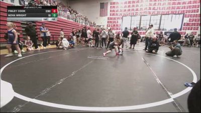 55-60 lbs Semifinal - Finley Cook, D3 Wrestling Cluib vs Nova Wright, NA