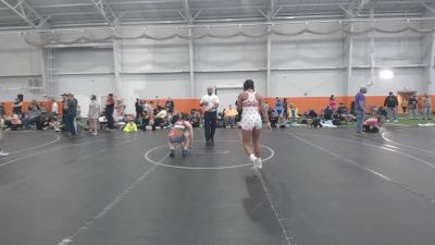 135 lbs Round 4 (6 Team) - Adalyn Sagulla, PA West Black vs Arley Vaughan, Girls With Grit