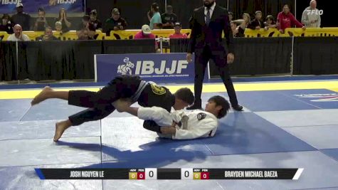 Brayden Michael Baeza vs Josh Nguyen Le 2026 Pan Kids Jiu-Jitsu IBJJF Championship