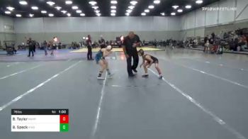 76 lbs Consolation - Blake Taylor, Rampage vs Barret Speck, King Select