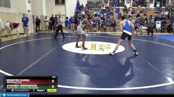 172 lbs Cons. Round 1 - Stephen Underwood, Montgomery Catholic Prep School vs Kennyen Dumas, Brewbaker Tech
