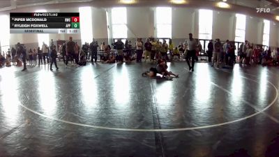 69-73 lbs Semifinal - Piper McDonald, Rangers Wrestling Club vs Ryleigh Foxwell, Appomattox