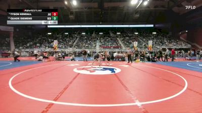 4A-132 lbs Champ. Round 1 - Quade Siemens, Natrona County vs Tyson Kendall, Jackson Hole