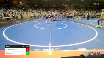 80 lbs Semifinal - Will Meredith, Berryhill Wrestling Club vs Dawson Back, R.a.w.