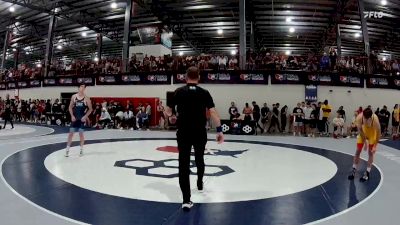 65 kg Champ. Round 2 - Caleb Camp, Tiger Den Wrestling Club vs Nikolaus O'Neill, Tar Heel Wrestling Club