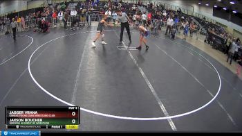 92 lbs Quarterfinal - Jaxson Boucher, Simmons Academy Of Wrestling vs Jagger Vrana, Kansas Young Guns Wrestling Club