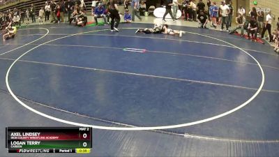 97 lbs Cons. Round 2 - Axel Lindsey, Iron County Wrestling Academy vs Logan Terry, CARBON