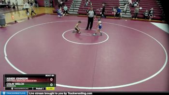 53 lbs Cons. Semi - Asher Johnson, Owatonna Wrestling Association vs Colin Welch, Minnesota