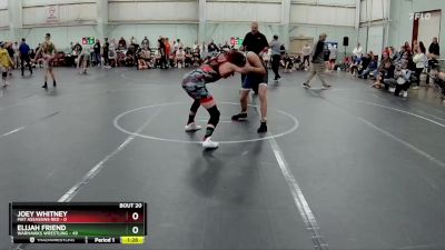 120 lbs Round 5 (8 Team) - Elijah Friend, Warhawks Wrestling vs Joey Whitney, Mat Assassins Red