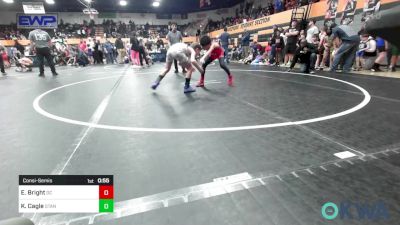 73 lbs Consolation - Eli Bright, Del City Little League vs Kalon Cagle, Standfast OKC