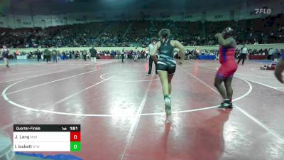 130 lbs Quarterfinal - Jalaina Lang, Moore vs Loyalty Lockett, Stillwater