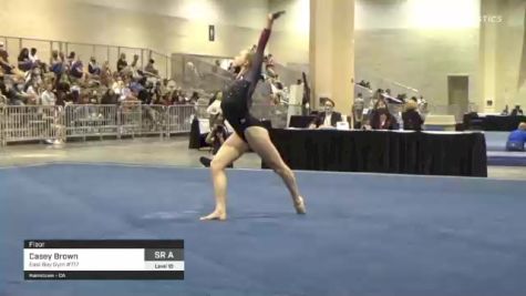 Casey Brown - Floor, East Bay Gym #717 - 2021 USA Gymnastics Development Program National Championships