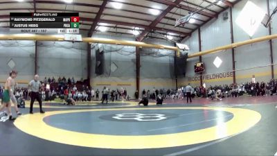 157 lbs Champ. Round 3 - Raymond Fitzgerald, Malvern Prep vs Justus Heeg, Providence Catholic