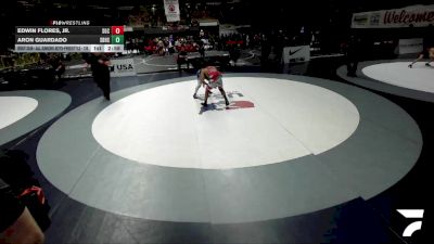 Champ. Round 2 - Edwin Flores, Jr., Socal Grappling Club vs Aron Guardado, South Bakersfield High School Wrestling