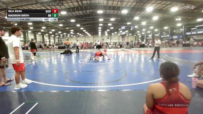 114 lbs Rr Rnd 2 - Isla Silva, Quest School Of Wrestling Girls - HSG vs Madison Birth, Maryland Mana - HSG