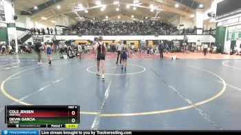 85 lbs Champ. Round 2 - Devin Garcia, Victory vs Cole Jensen, Heritage