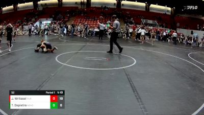 52 lbs Finals (2 Team) - Tyson Depietro, Neighborhood vs Jayden Writesel, Pursuit WC