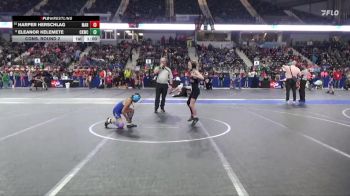 65 lbs Cons. Round 2 - Harper Herschlag, Marysville vs Eleanor Kelemete, Chaparral Kids Wrestling Club