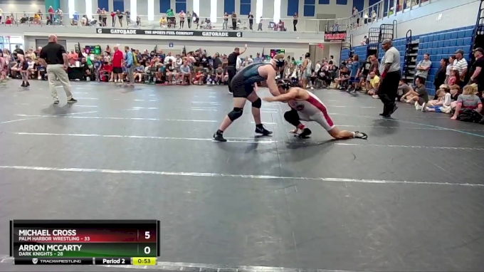 190 lbs Round 3 (4 Team) - Michael Cross, Palm Harbor Wrestling vs ...