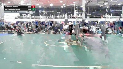 122 lbs Rr Rnd 5 - Clayton Ritter, Homegrown Black - HSC vs Matthew Rowles, Revival Pink - HSC