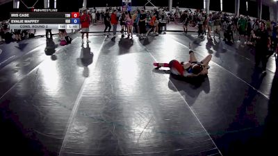 135 lbs Cons. Round 2 - Iris Case, Team Stomp Wrestling vs Evalie Maffey, Kaiju Grappling Syndicate