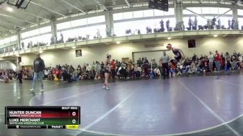 87 lbs Champ. Round 1 - Luke Merchant, Whiteland Wrestling Club vs Hunter Duncan, Warrior Wrestling Club