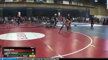 100 lbs Semifinal - Larhae Whaley, Soroco vs Alicia Soto, Jefferson