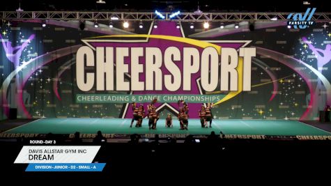 Davis Allstar Gym Inc - Dream [2025 L2 Junior - D2 - Small - A Day 3] 2025 CHEERSPORT National All Star Cheerleading Championship