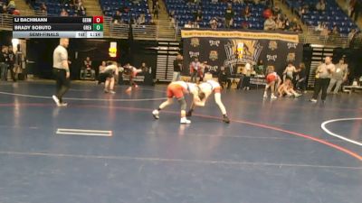 90 lbs Semifinal - Lj Bachmann, Germantown Academy vs Brady Sobuto, Great Valley