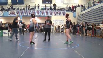 170 lbs Cons. Round 4 - Aurora Siqueiros, Thunder Ridge vs Cale Carter, Malad High School