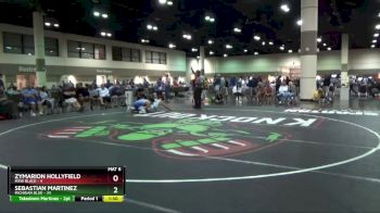 160 lbs Round 2 (16 Team) - Sebastian Martinez, Michigan Blue vs Zymarion Hollyfield, MXW Black