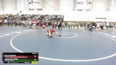 131 lbs Cons. Round 3 - Jeremiah King, Club Not Listed vs Kyle Kitson, Whitney Point Youth Wrestling Club
