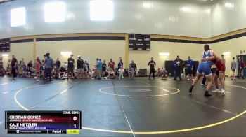 215 lbs Cons. Semi - Cristian Gomez, Jennings County Wrestling Club vs Cale Metzler, Noblesville Wrestling Club